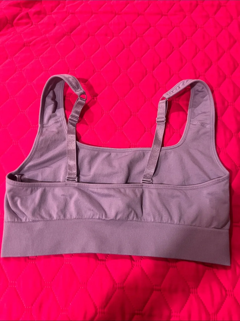 Puma Light Mauve Active One-Piece Sports Bra